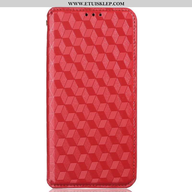 Etui Na Telefon do Xiaomi Redmi Note 11 Pro Plus 5G Etui Folio Skórzany Efekt Tekstury 3d